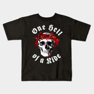 One hell Of a Ride - Rose Skull Original Classic Kids T-Shirt